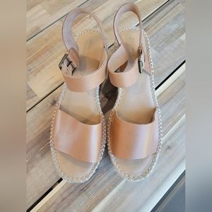 Camel Tan Leather Soludos Sandals